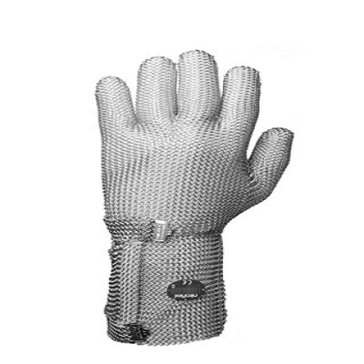 Niroflex Red Stainless Steel Glove, Size 8, Nitrile Coating