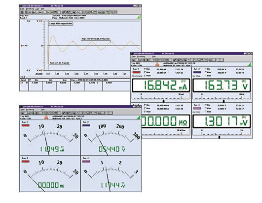 Gossen Metrawatt METRAwin 10 Multimeter Software for Use with Metrahit Multimeter