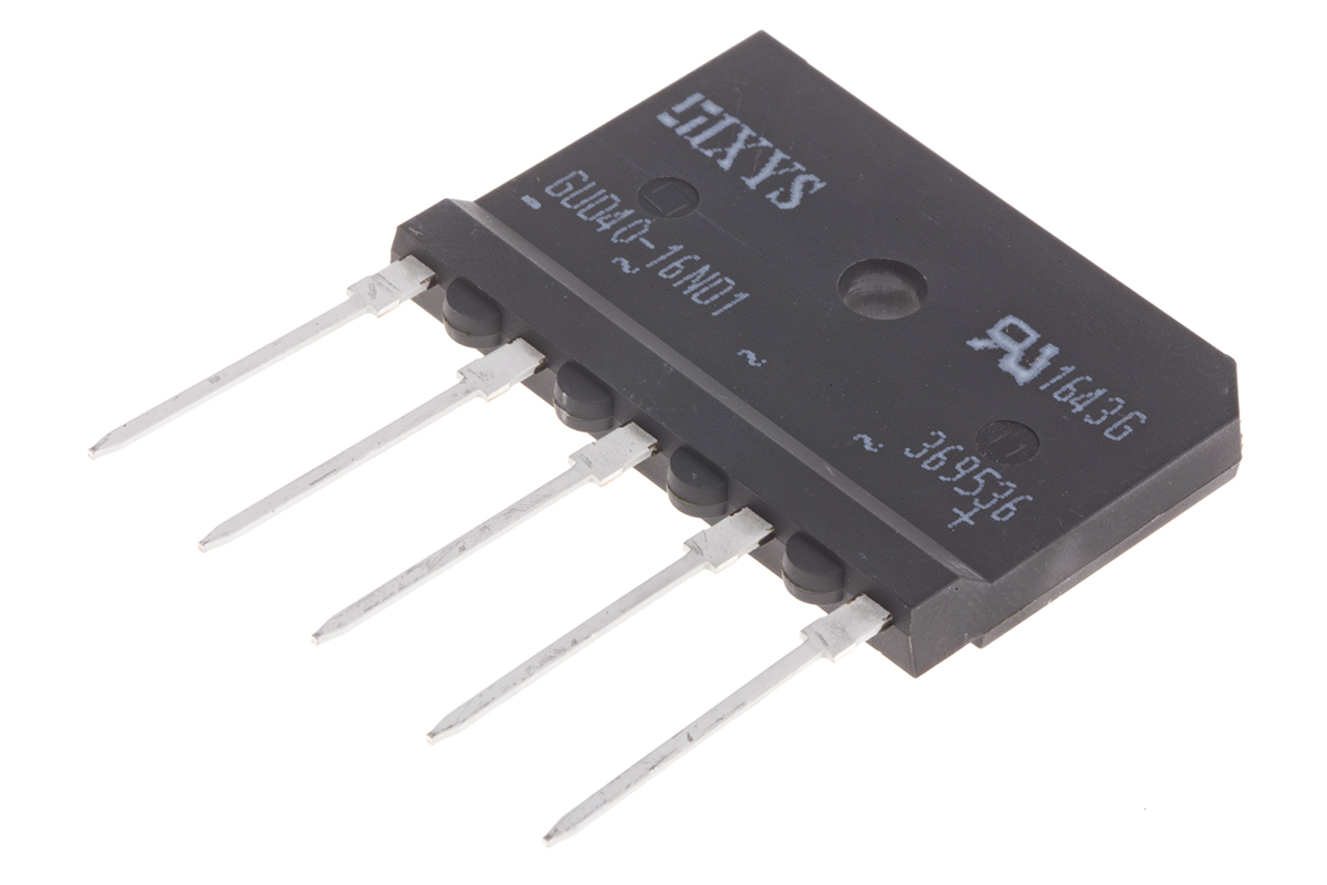 IXYS Bridge Rectifier, 1700 V 400 A, 5-Pin Single