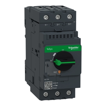 Schneider Electric TeSys TeSyS GV Thermal Circuit Breaker - 3-Pole, DIN Rail, 73A Current Rating, 65 kA
