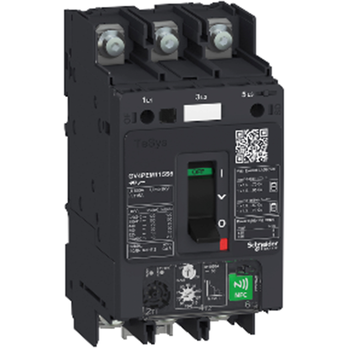 Schneider Electric TeSys GV4PEM Thermal Circuit Breaker - 3-Pole, DIN Rail, 7A Current Rating, 100 kA, 690V ac