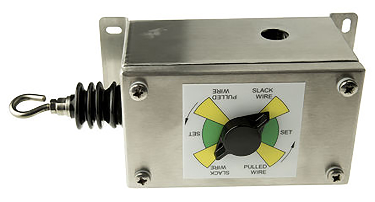 gwn2-ss Craig & Derricott GWN Rope Pull Switch 209 mm, Straight, 2 NO/2 NC