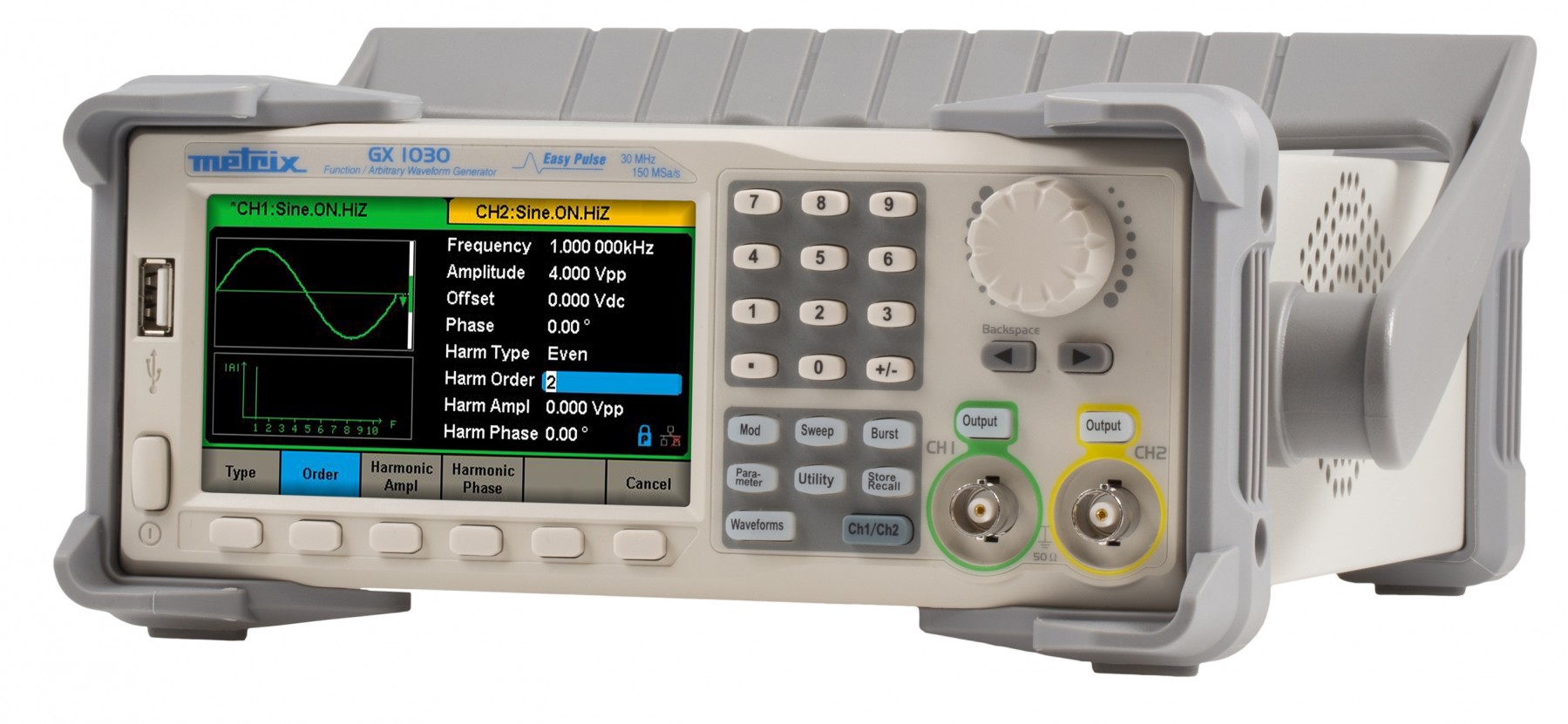 Chauvin Arnoux Function Generator, 0.0001 MHz Min, 30000 MHz Max FM Modulation Variable Sweep, RSCAL