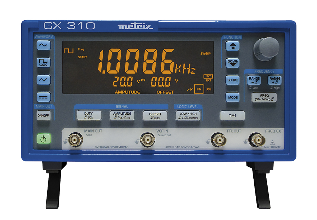 Metrix Function Generator, 0.001 Hz Min, 10 MHz Max FM Modulation