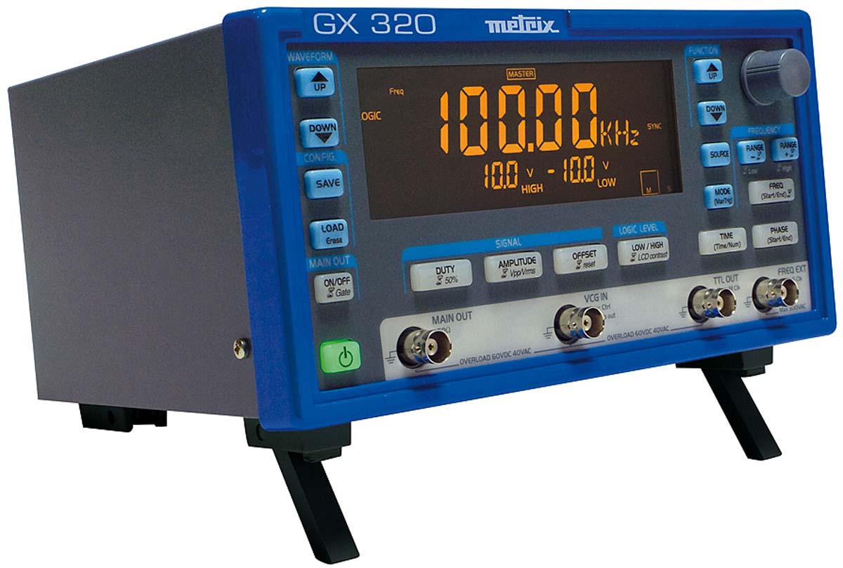 gx320 Metrix Function Generator, 0.001 Hz Min, 20 MHz Max FM Modulation, RSCAL