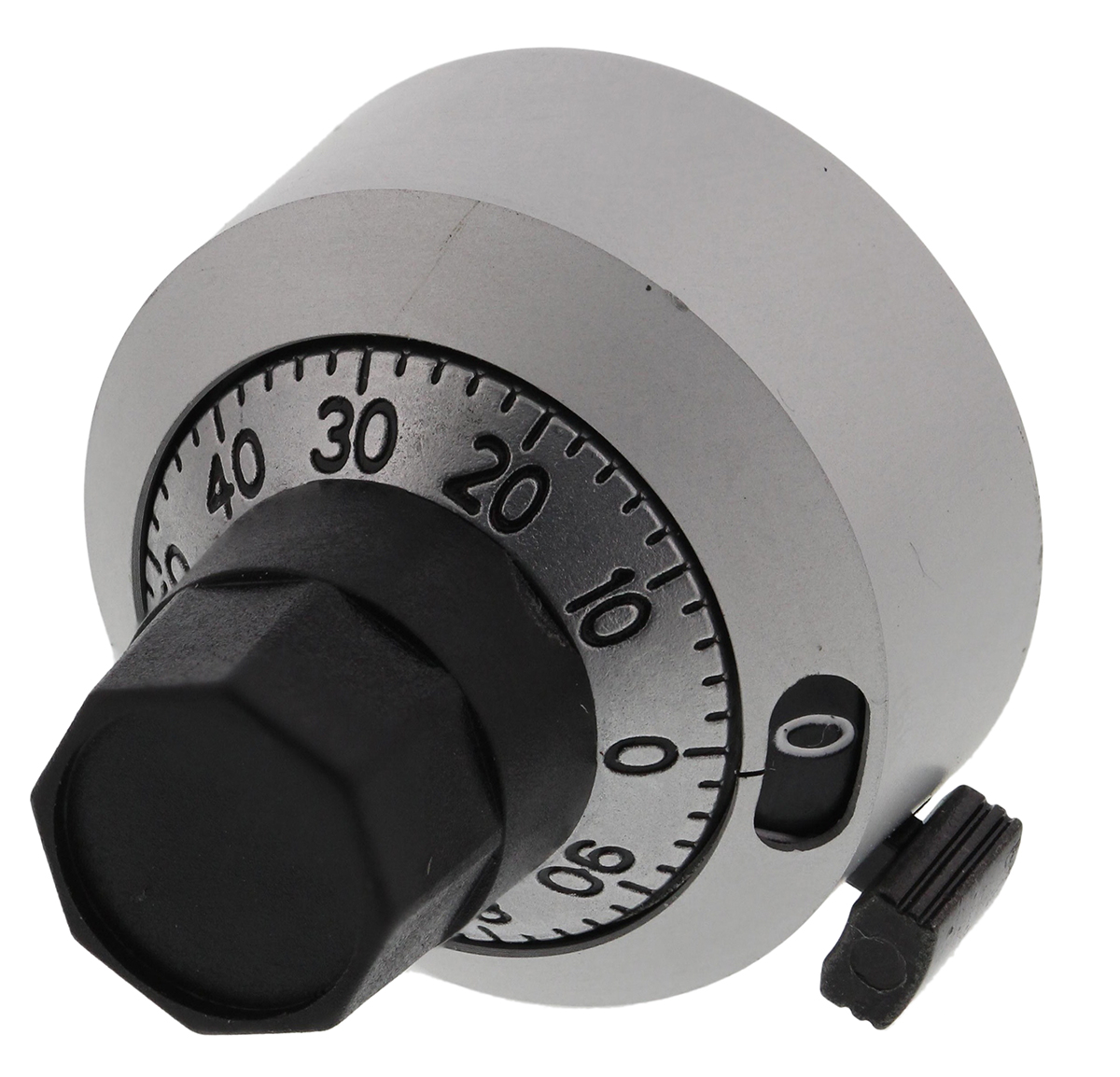 h-22-6m Bourns 22.2 mm Knob Diameter Chrome Potentiometer Knob for 6 mm Shaft Circular, H-22-6M