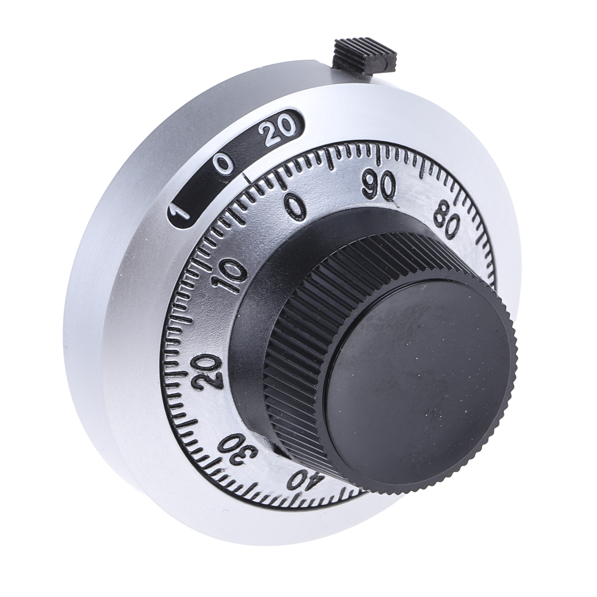 Bourns 46 mm Knob Diameter Black Potentiometer Knob for 6.35 mm Shaft Circular, H-46-6A