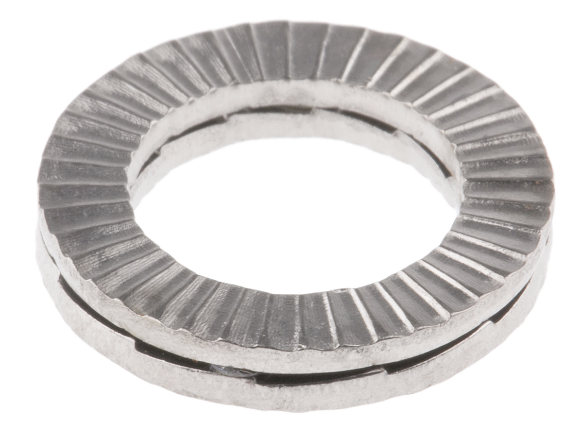 Heico Stainless Steel Wedge Lock Washers, M10, RoHS
