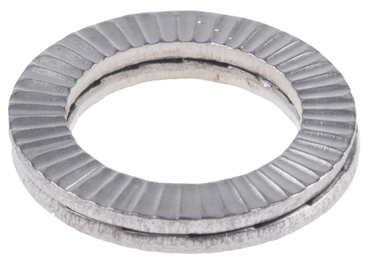 Heico Stainless Steel Wedge Lock Washers, M12, RoHS
