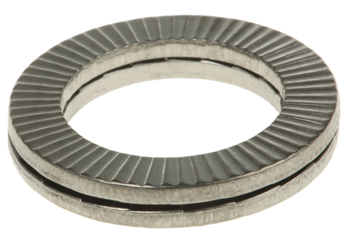 Heico Stainless Steel Wedge Lock Washers, M16, RoHS