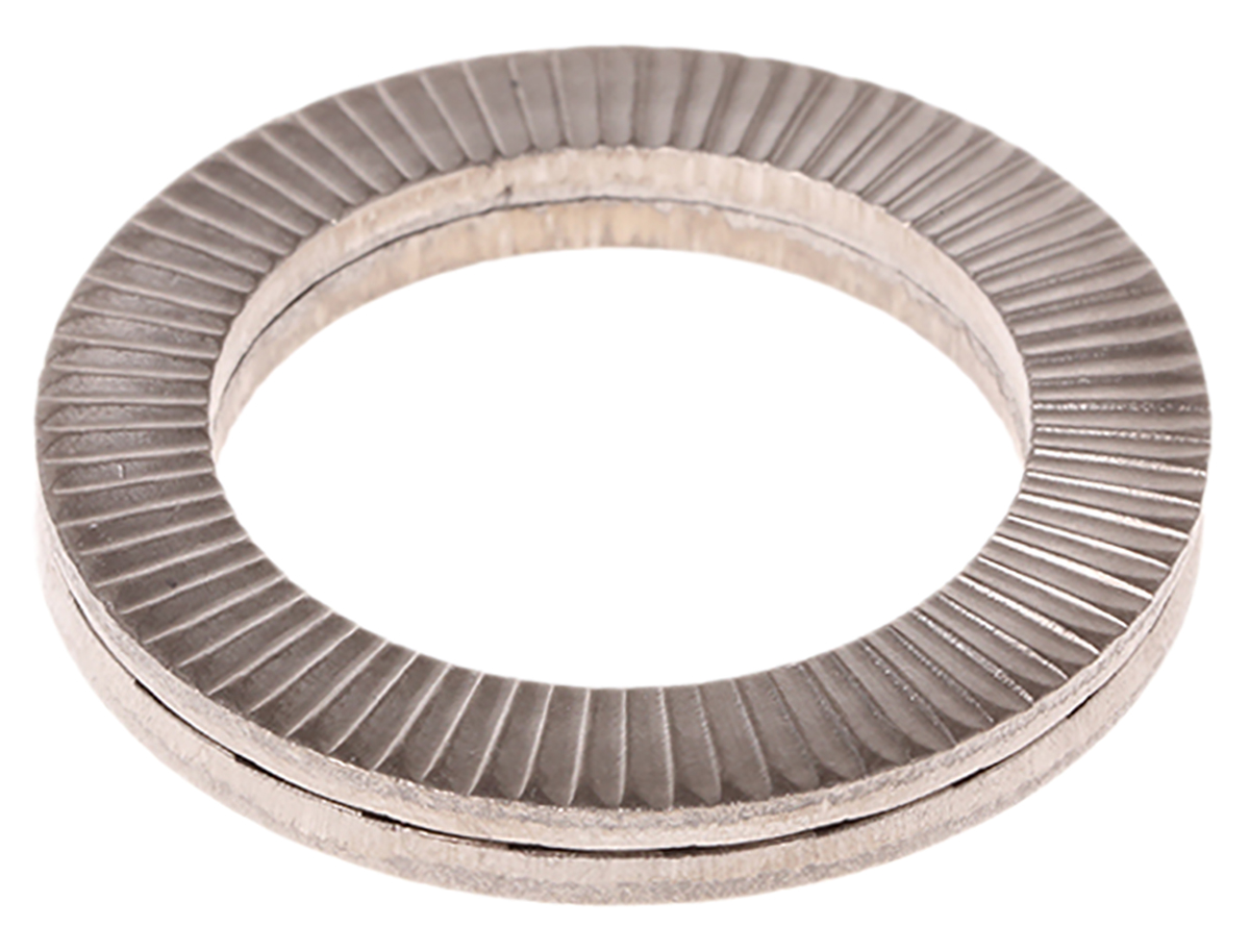 Heico Stainless Steel Wedge Lock Washers, M20, RoHS