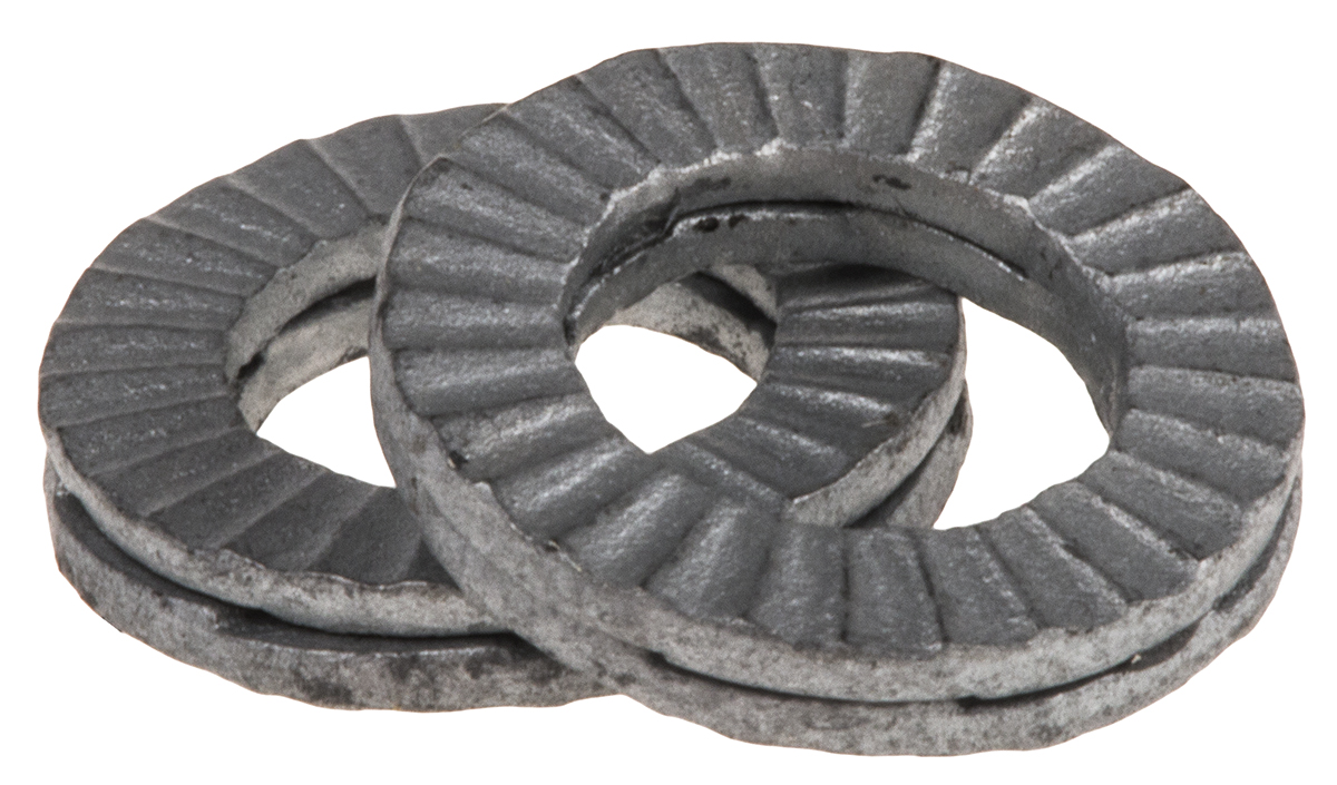Heico Unalloyed Steel Delta Protect Wedge Lock Washers, M6, RoHS