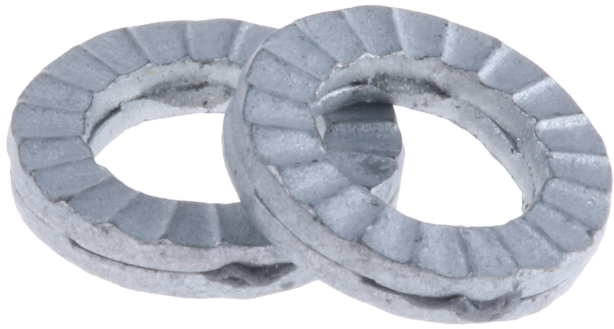 Heico Unalloyed Steel Delta Protect Wedge Lock Washers, M5, RoHS