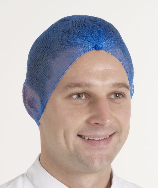 Hairtite Blue for Food and Industrial Applications Use Disposable Hair Net Polypropylene, One-Size