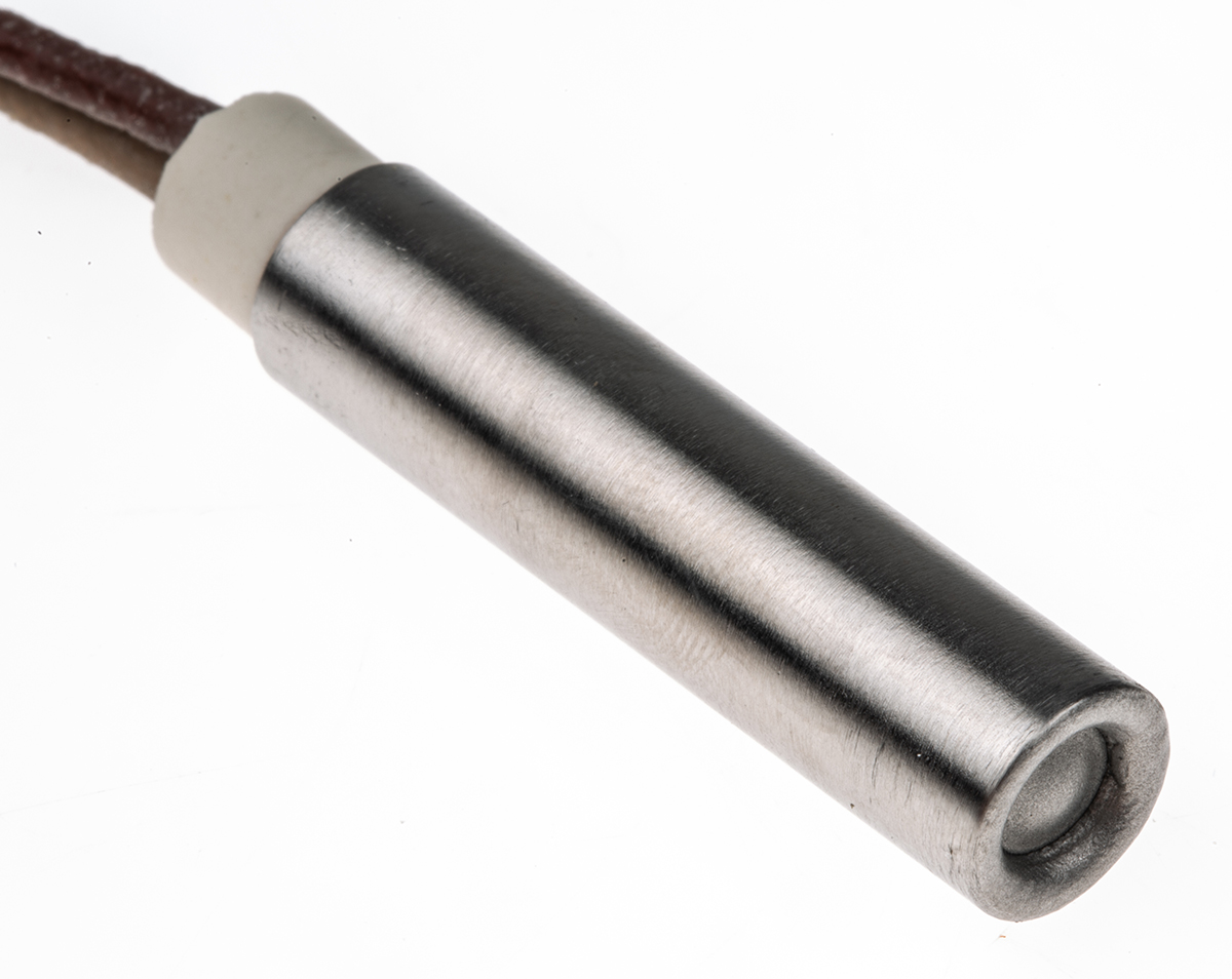 h10x40x250 Acim Jouanin Cartridge Heater 10 mm, 250 mm, 40 mm, 250 W, 230V ac
