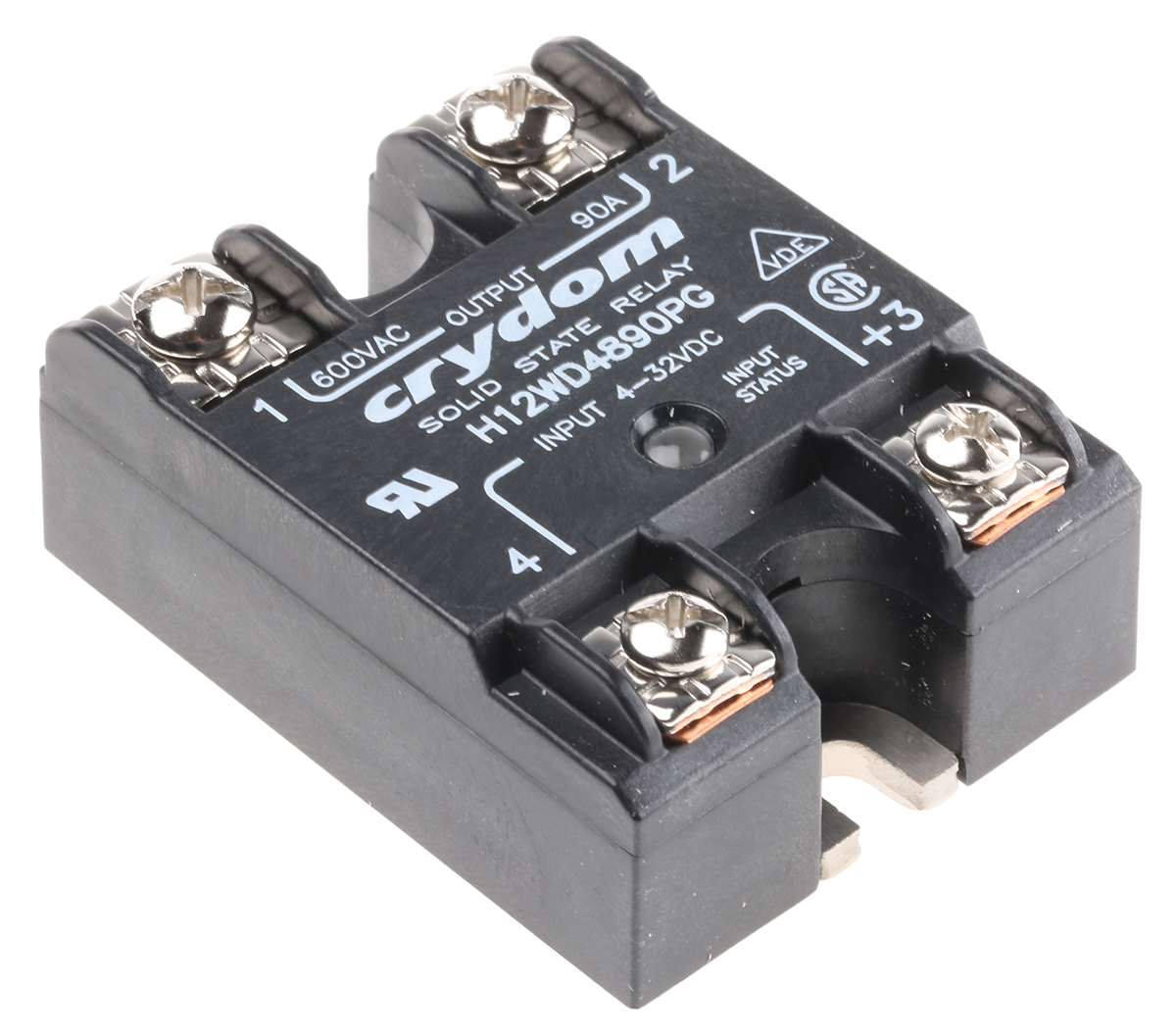 Sensata / Crydom H12 Series Solid State Relay, 90 A Load, Panel Mount, 660 V ac Load, 32V Control