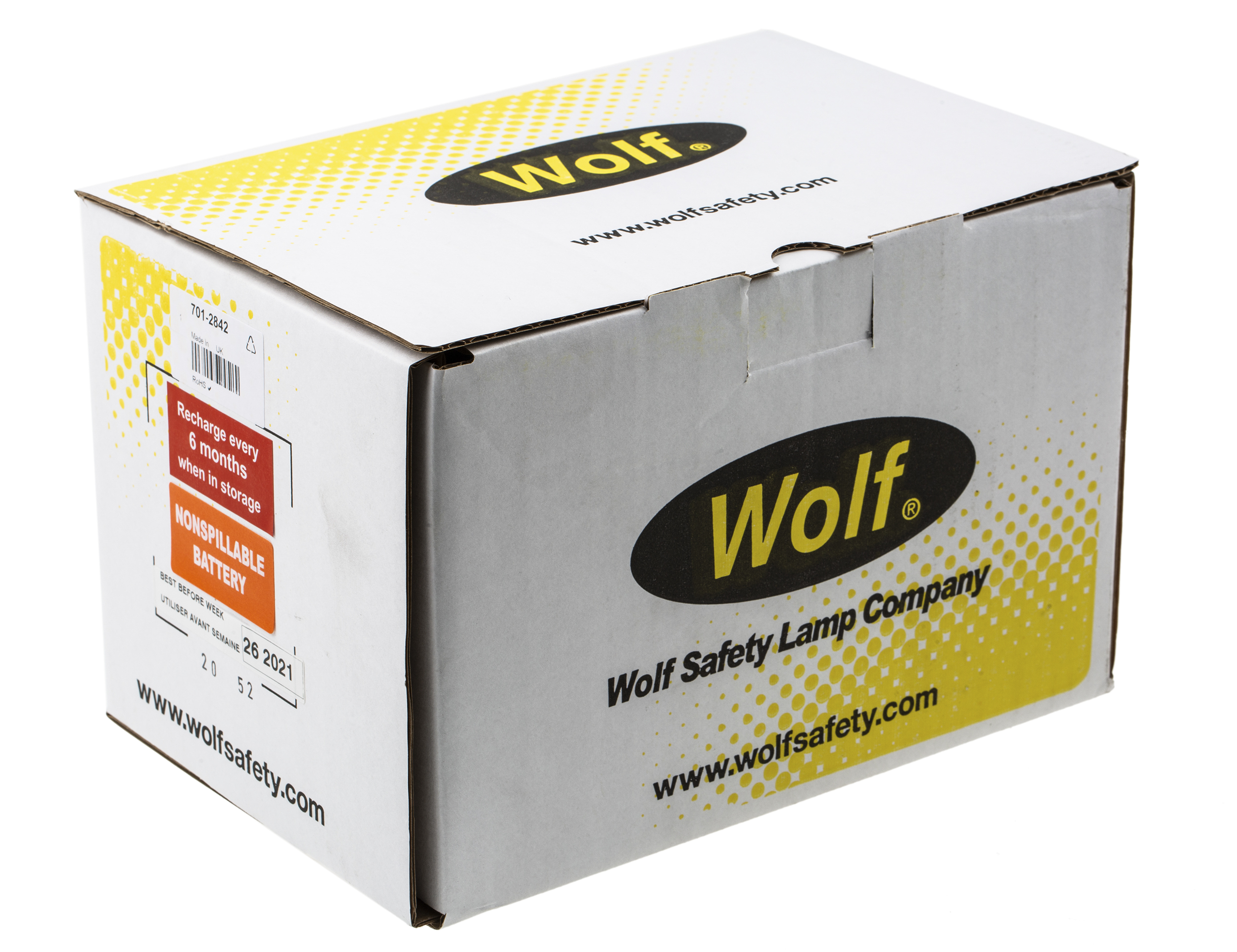 h251aled Wolf Safety IECEx/ATEX LED Hand Lamp Black Rechargeable