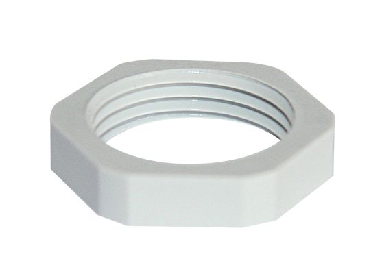 SIB Black Polyamide Cable Gland Locknut, M50 Thread