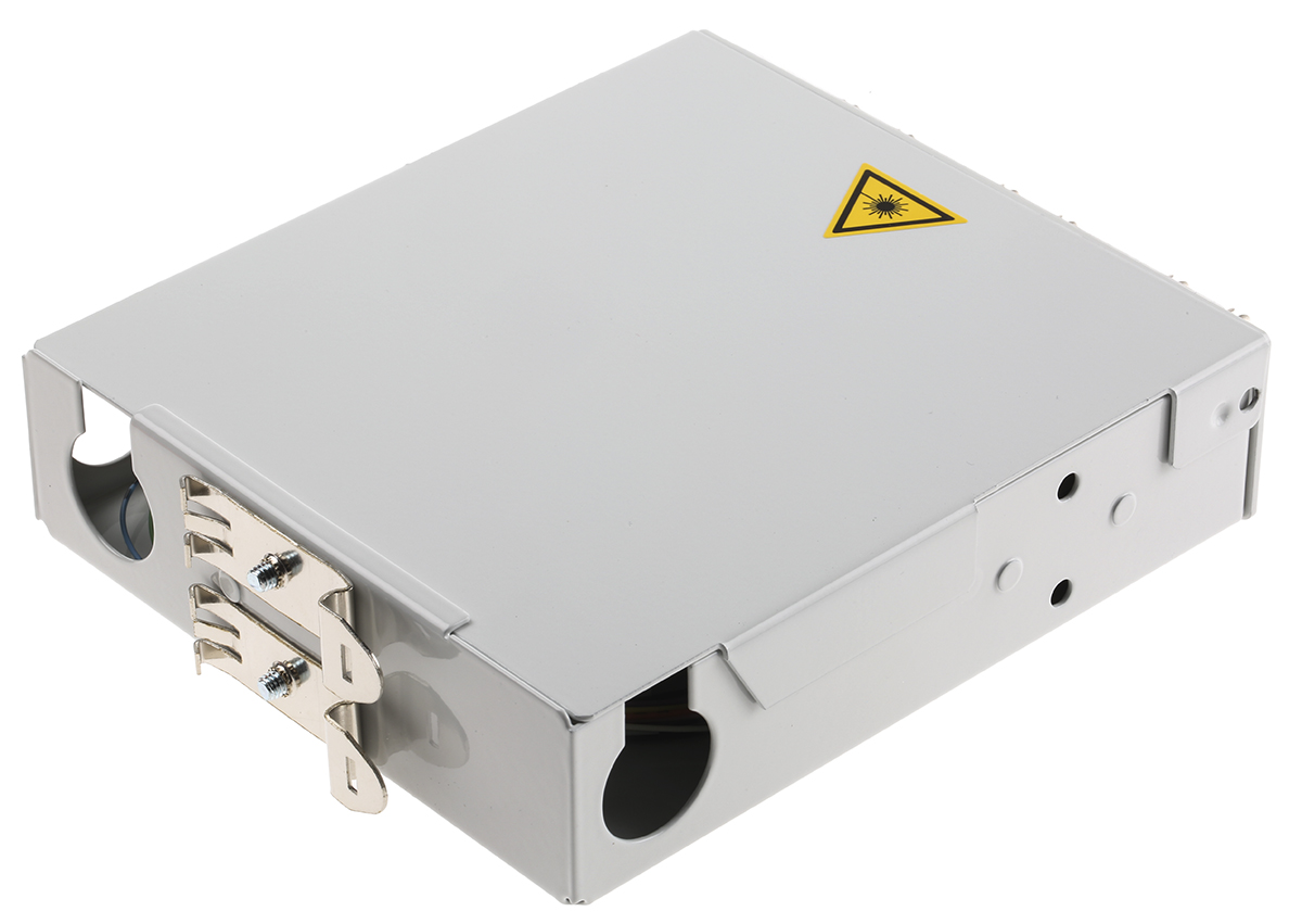 h82050k0001 Telegartner 6 Port ST, Duplex Fibre Optic Patch Panel With 6 Ports Populated 35 mm