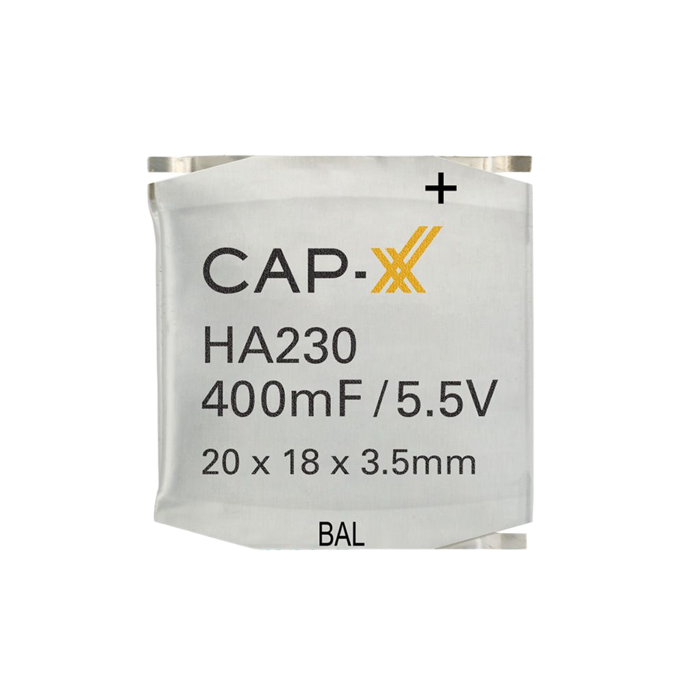 CAP-XX 0.4 F Supercapacitor ±20 % Tolerance, Supercap H 5.5V dc, PCB