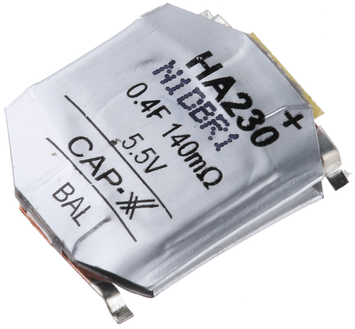 CAP-XX 0.4 F Supercapacitor ±20 % Tolerance, Supercap H 5.5V dc, PCB