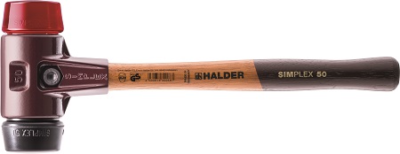 Halder Rubber Mallet Replaceable Face 345 g