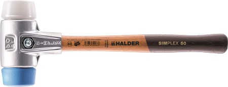 Halder Thermoplastic Elastomer Mallet Replaceable Face 875 g