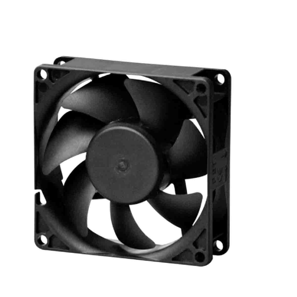 Sunon H-A Series Axial Fan, 12V dc, 23.9 cfm, 480 mW, 48 mA Max, IP20 80 mm 80mm 25 mm