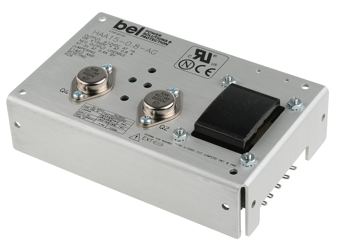 BEL POWER SOLUTIONS INC Open Frame Linear Power Supply, 1 A Output 12V 14 W