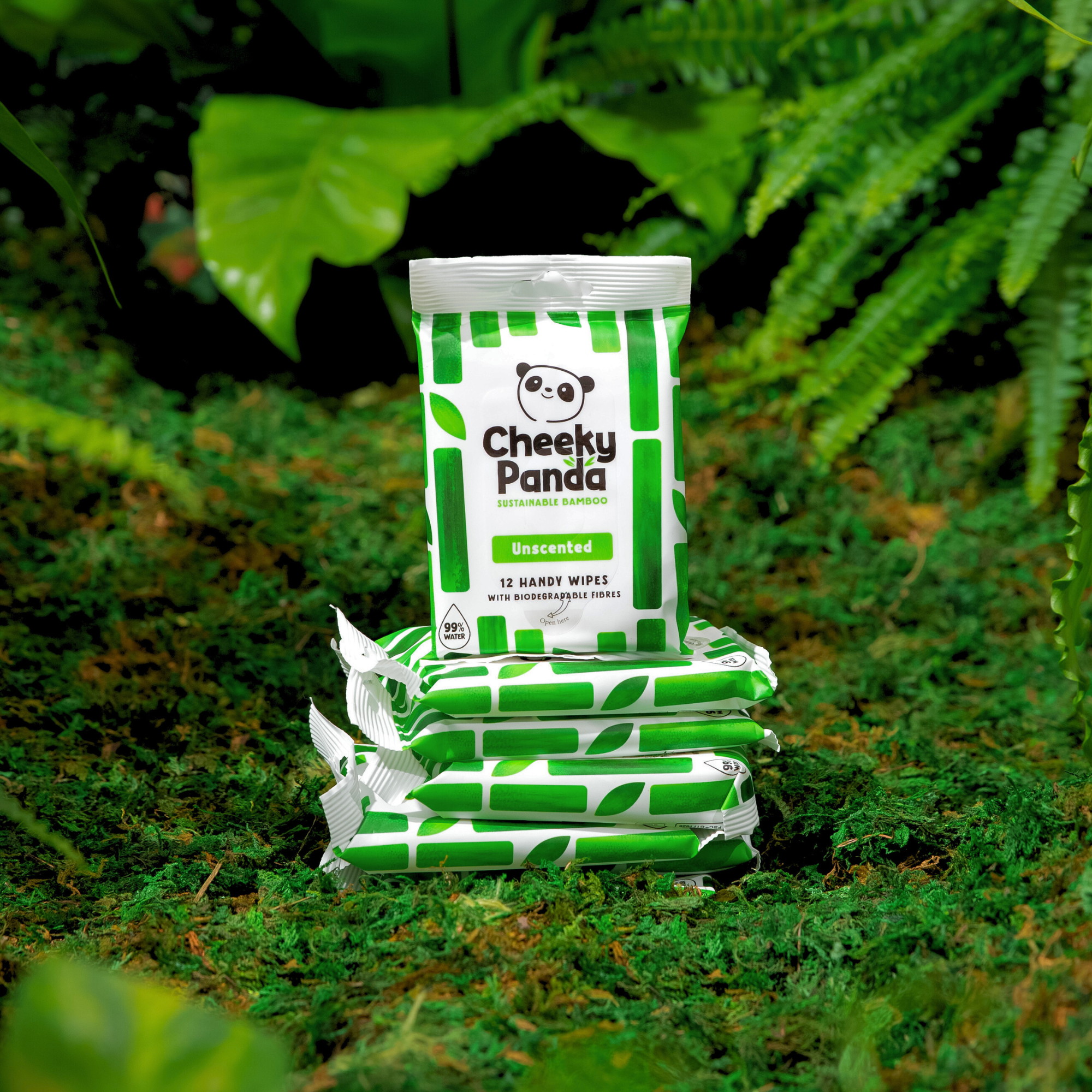 handwx72 The Cheeky Panda Ltd HANDWX72 Wet Biodegradable, Box of, 155 x 195 mm 12 Per Pack
