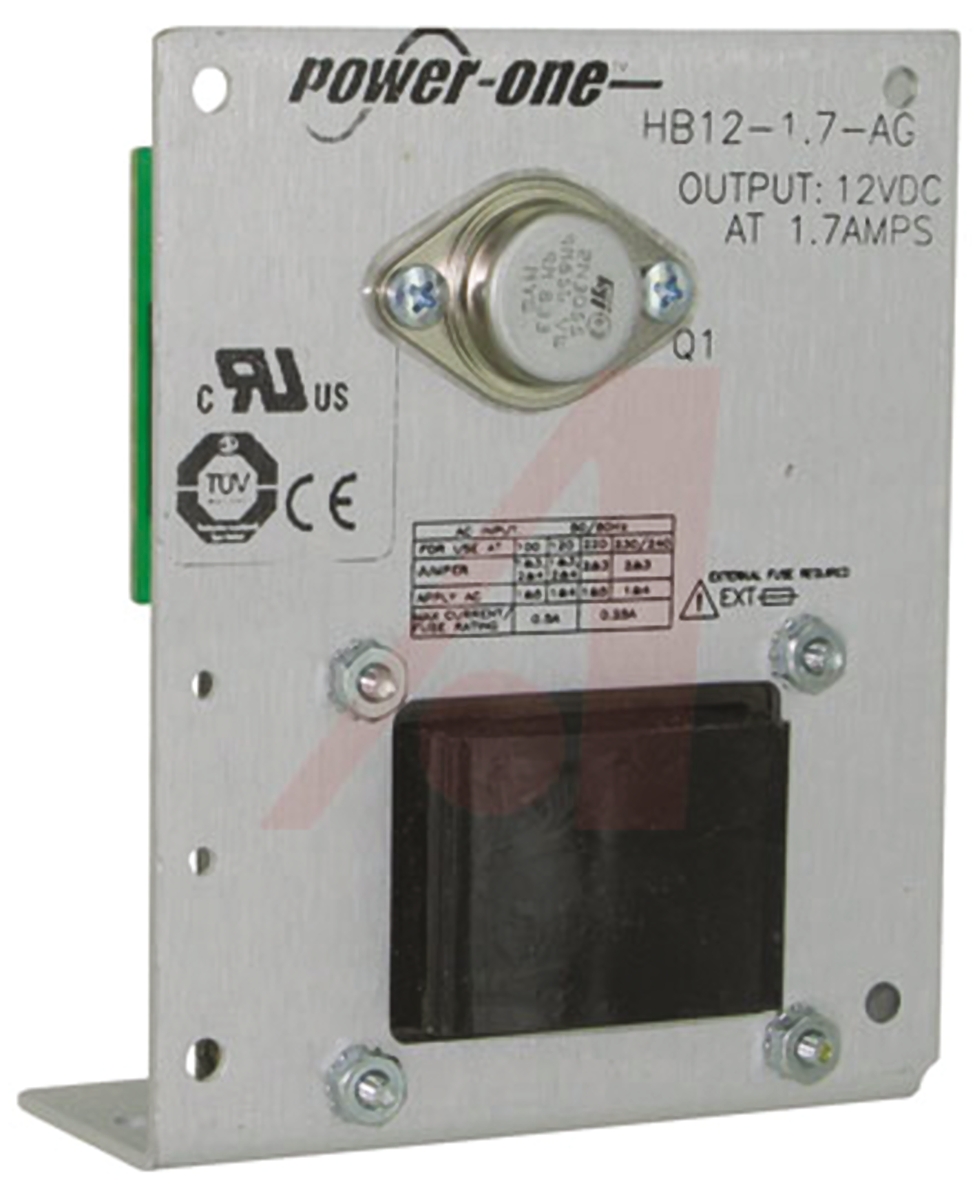 BEL POWER SOLUTIONS INC Open Frame Linear Power Supply, 1.7 A Output 12V 20.4 W