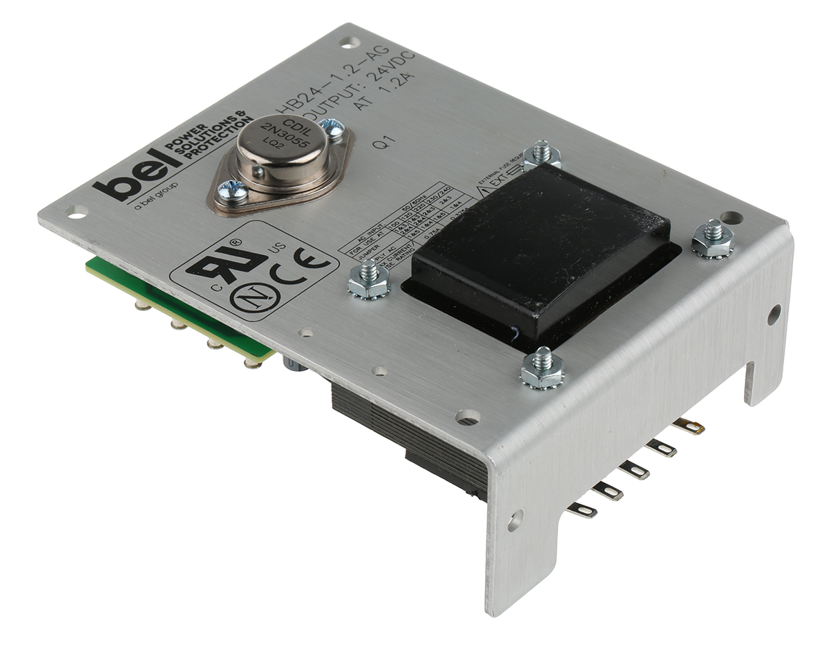 BEL POWER SOLUTIONS INC Open Frame Linear Power Supply, 1.2 A Output 24V 28.8 W