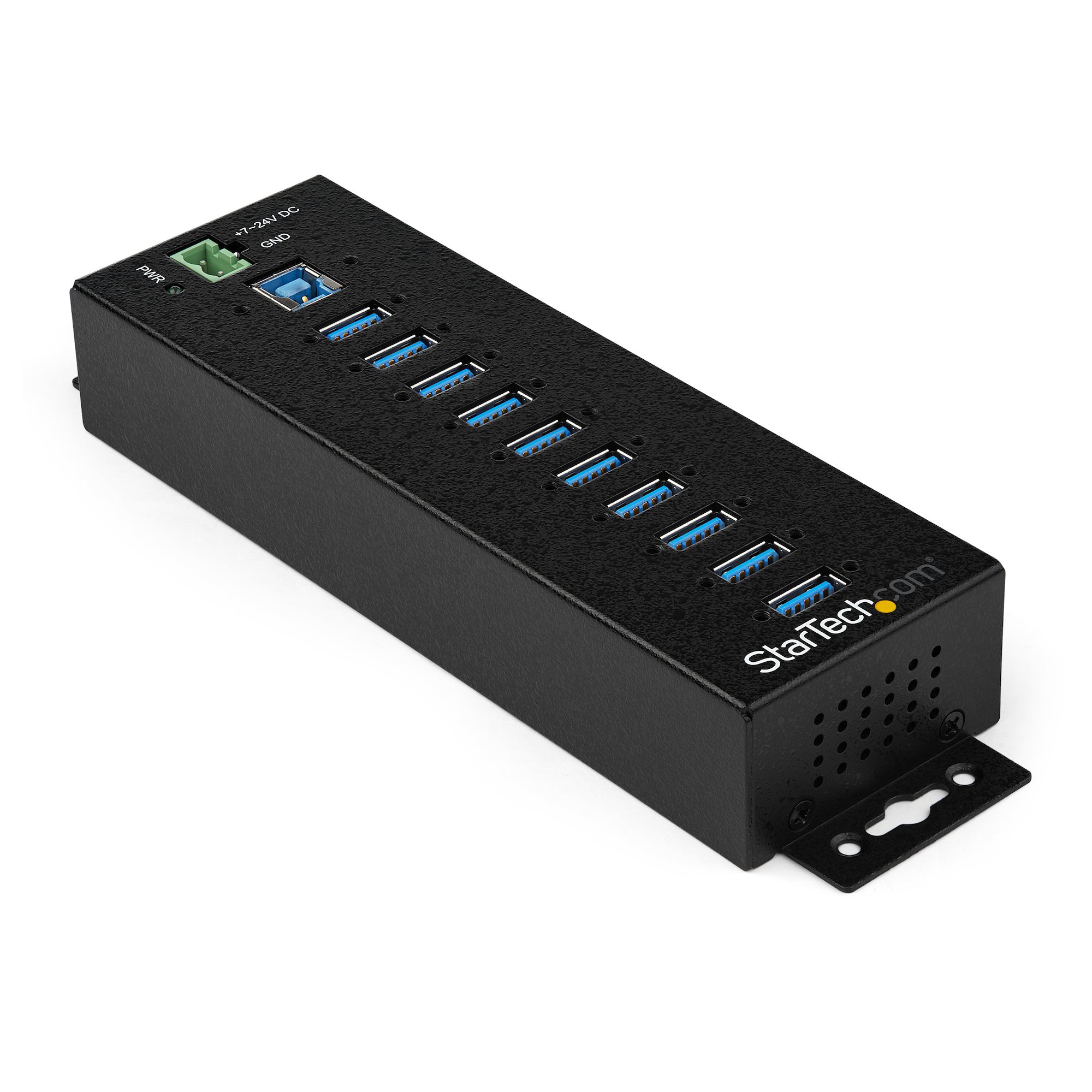 StarTech.com 10 Port USB 3.0 USB Hub, AC Adapter Powered, 295 mm 70 mm 190mm