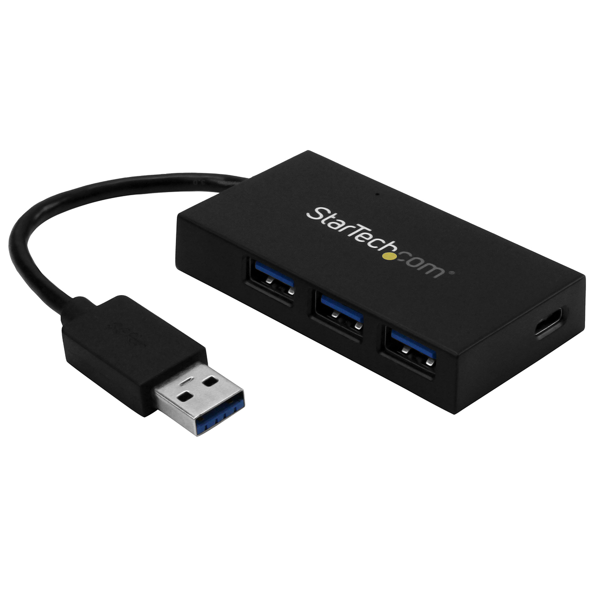 StarTech.com 4 Port USB 3.0 USB Hub, AC Adapter Powered, 74 mm 13 mm 38mm