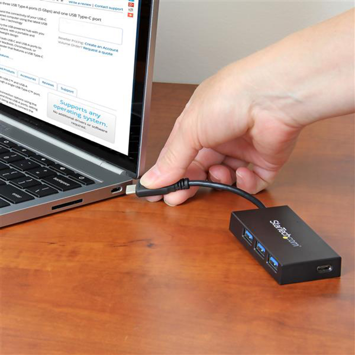 hb30c3a1cfb StarTech.com 4 Port USB 3.1 USB Hub, USB Bus Powered, 40 mm 13 mm 40mm