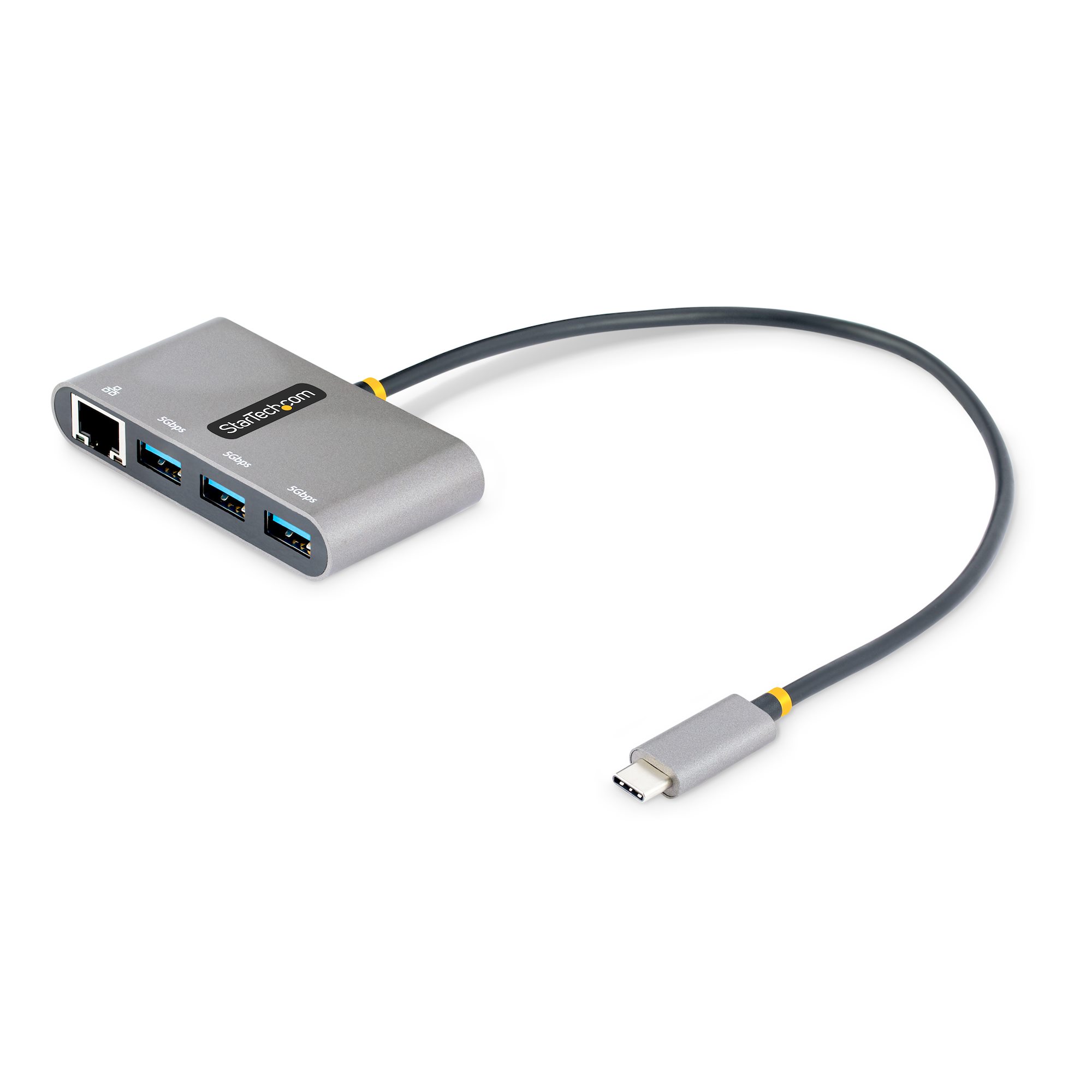 StarTech.com 3 Port USB 3.0 USB C Hub, USB Bus Powered, 142 mm 0.6 in 3.1in