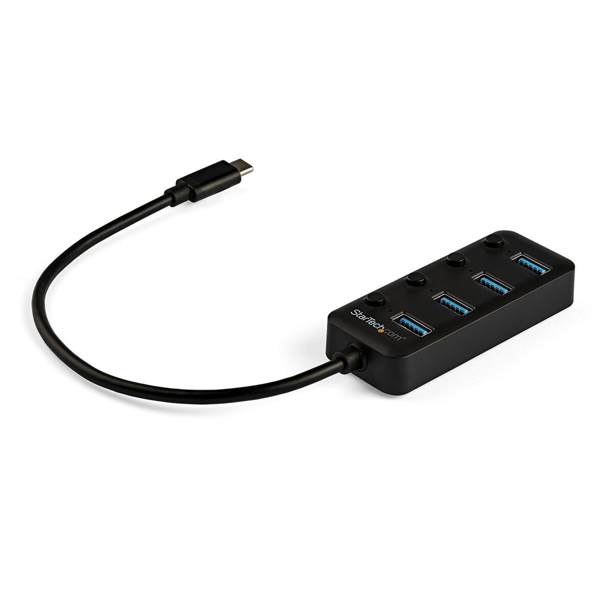 StarTech.com 4 Port USB 3.0 USB Hub, USB Bus Powered, 34.9 mm 19 mm 34.9mm
