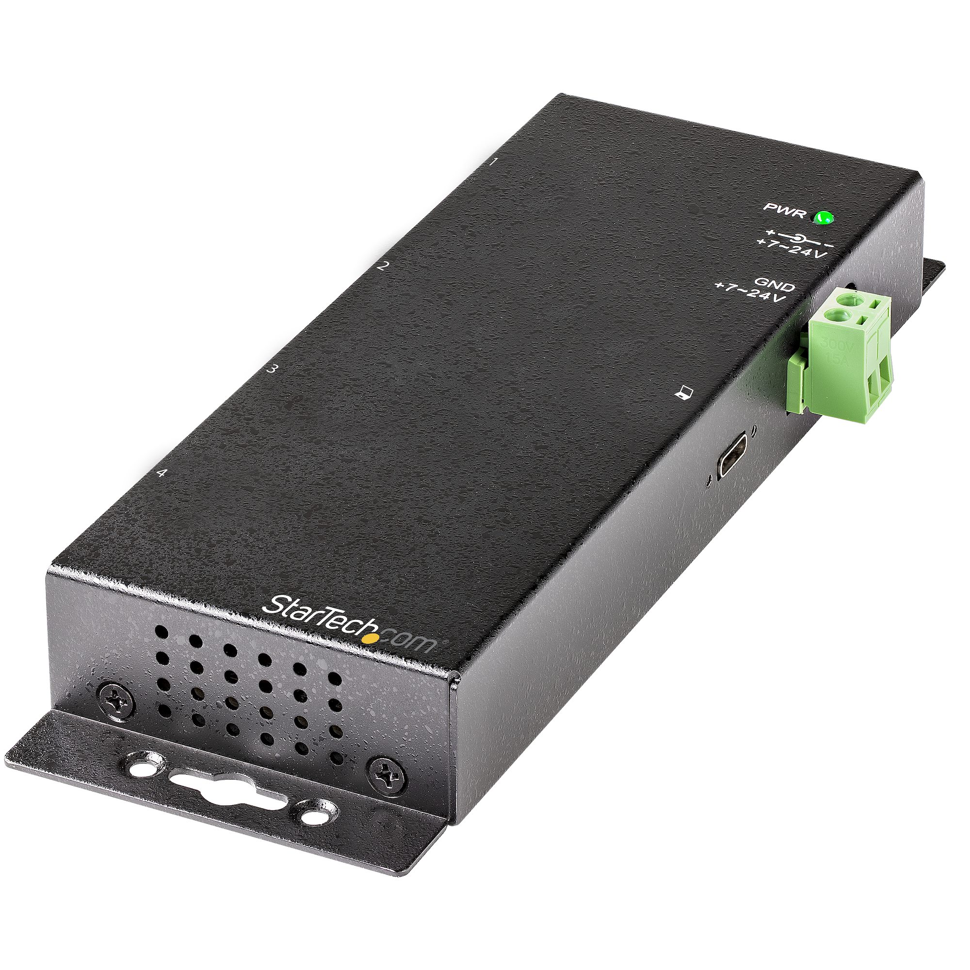 StarTech.com 4 Port USB Type C USB Hub, AC Adapter Powered 24 mm 60mm