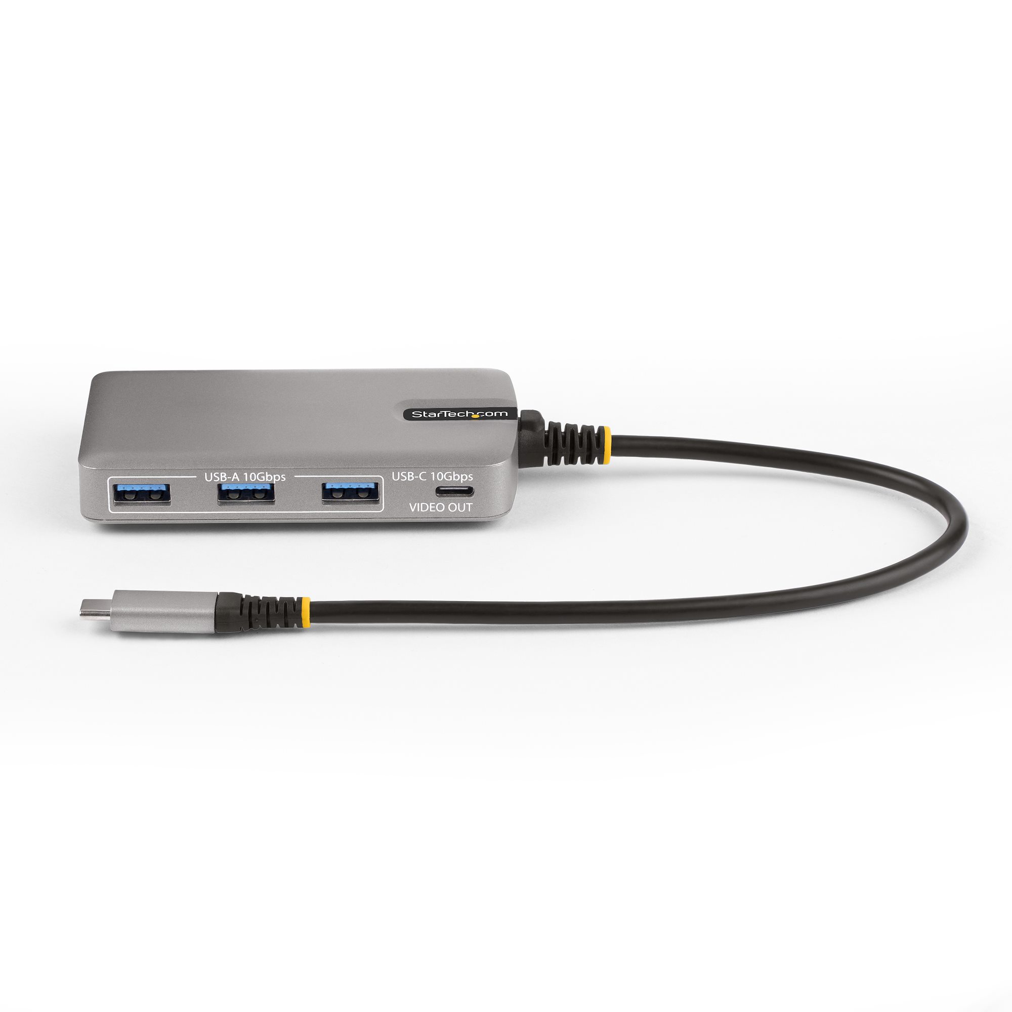 hb31c3a1cdppd3 StarTech.com 4 Port USB 3.2 USB Hub, Host USB-C Power Adapter, Bus Powered Powered, 9.8 cm 1.6 cm 5.4cm