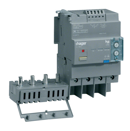Hager Electronic Earth Leakage Circuit Trip for use with MCCBs