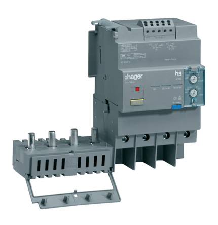 Hager Electronic Earth Leakage Circuit Trip for use with MCCBs