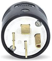 hbl8451c Hubbell USA Mains Plug Black, 50A, Cable Nylon, 250V, Screw