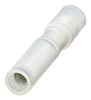 Nichifu, PC Insulated, Clear Crimp Bullet Connector, 20 AWG to 18 AWG, 4.6 mm Bullet diameter Female