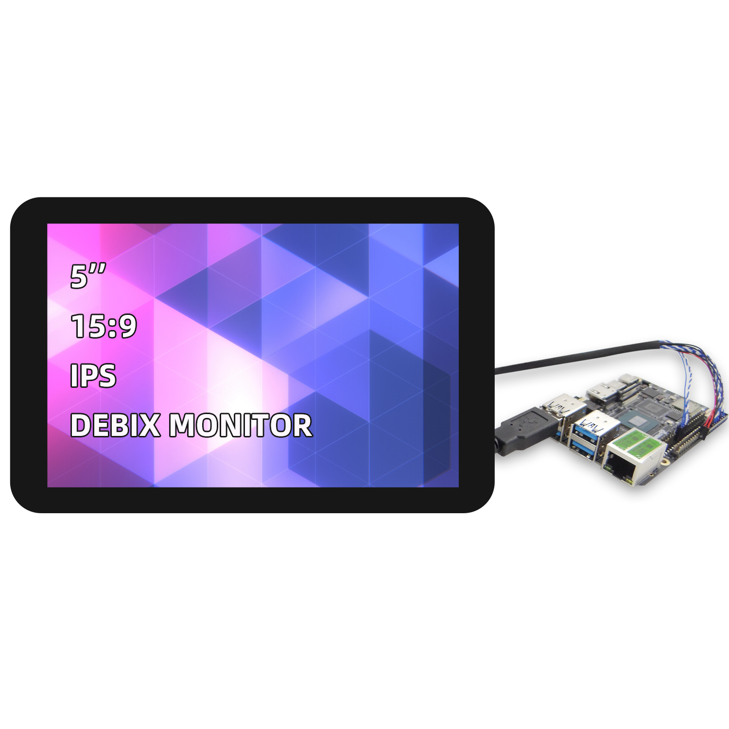 Okdo HC050IG40029-D58V.C DEBIX SBC Screen 5 in TFT