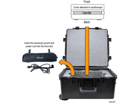 Tektronix Hard Transit Case for Use with MDO Instruments, Height 332.7 mm, length 632.5 mm 60.2cm