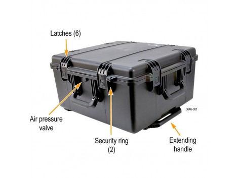 hc3 Tektronix Hard Transit Case for Use with MDO Instruments, Height 332.7 mm, length 632.5 mm 60.2cm