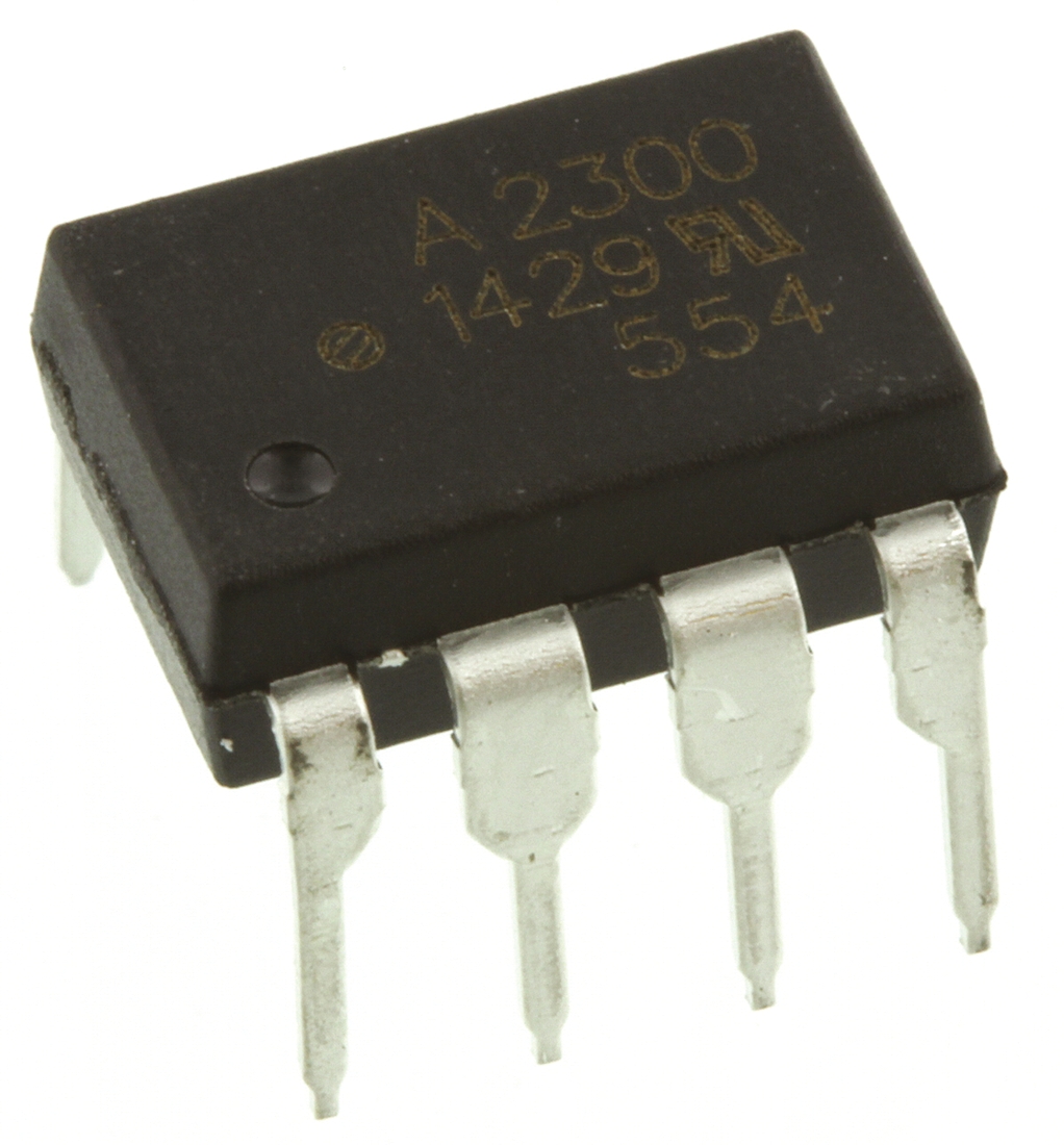 Broadcom HCPL-2300-000E DC Input Optocoupler, Through Hole, 8-Pin DIP