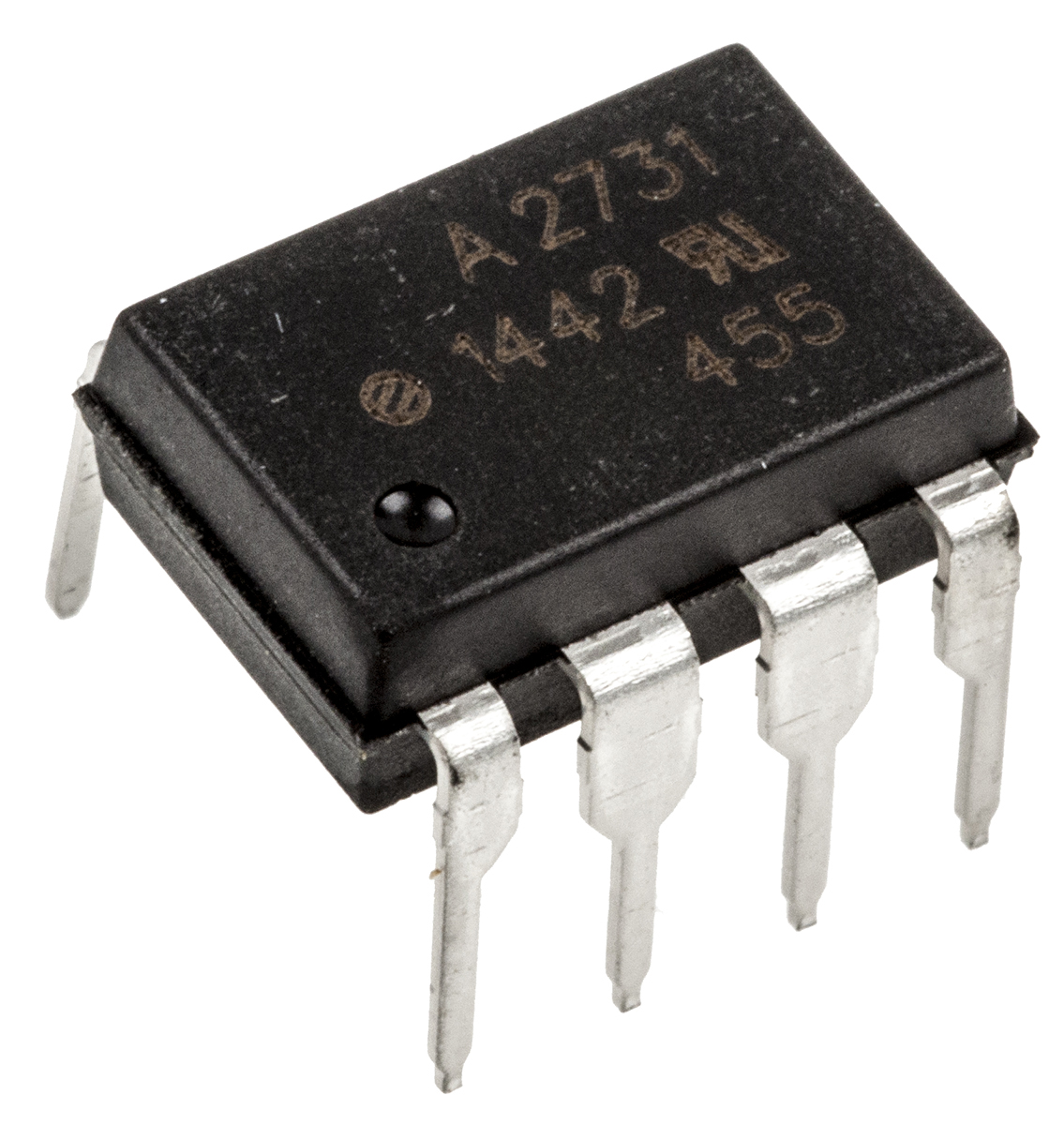Broadcom DC Input 2-Channel Optocoupler, Through Hole, 8-Pin PDIP