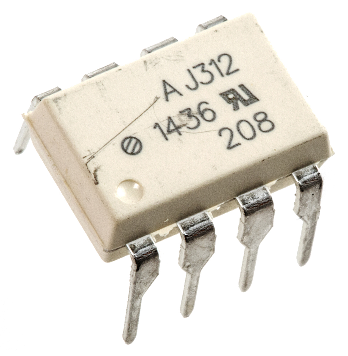 Broadcom HCPL-J312-000E DC Input Optocoupler, Through Hole, 8-Pin DIP