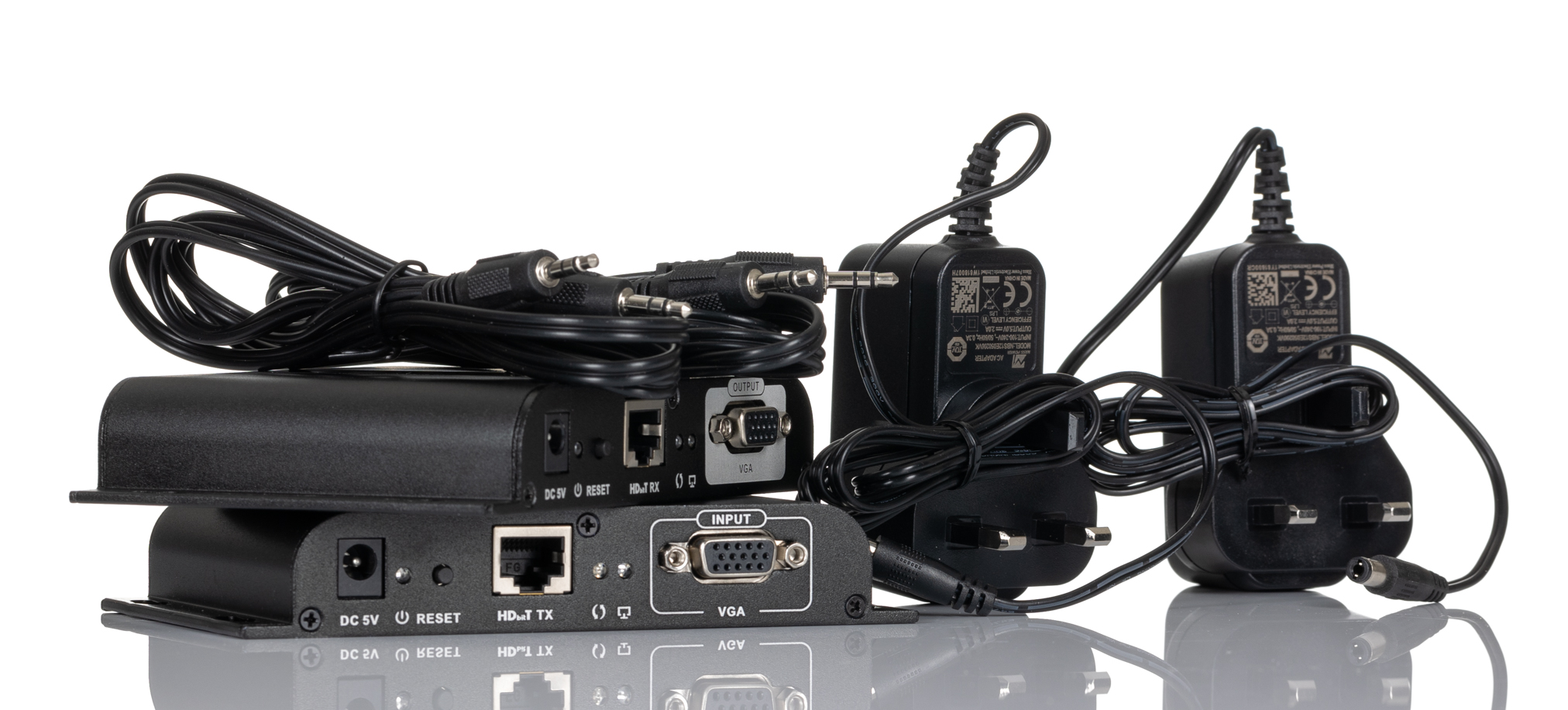 NewLink 1 Port VGA over HDBaseT HDMI Extender 120 m, 1080 pixel Maximum Resolution